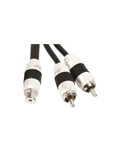 Stinger SI82YM 8000-Series (2) Male to (1) Female Y-Adapter Car Stereo RCA Interconnect Cable
