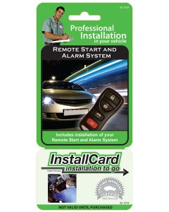 Installcard 42-1019 Remote Starter / Alarm System InstallCard