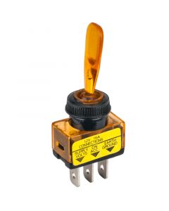 Accele 178AMB Toggle Switch with Amber LED indicator - Main