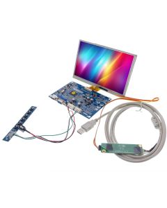 Quality Mobile Video LCD7WHDMITS 7" Raw LCD monitor with VGA input, HDMI input and USB touchscreen