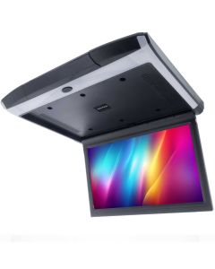 Accelevision ZFD156BN 15.6 inch Overhead Flip Down Monitor with HDMI Input Micro SD card reader and USB input