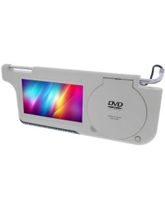 Accelevision ZSV7DVDGN 7" Replacement Passenger Sun Visor Monitor with DVD player - Grey