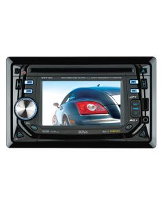 Discontinued - Boss Audio BV9150 Double DIN 4.5 Inch Widescreen In Dash DVD Multimedia LCD Touchscreen Monitor with Front Panel AUX, USB and SD Ports