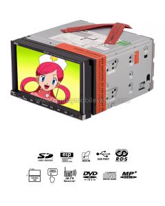 DISCONTINUED - Boss Audio BV9555 7 inch Double DIN Touch Screen Widescreen Monitor 340 watts and Receiver