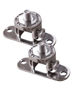 Bazooka MT-CLMAL-SS Malibu Flat Surface Mount Tubbie Clamps