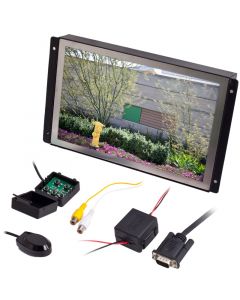 Clarus RP-92 9.2 inch panel mount LCD monitor with flush mount flanges - Main