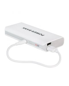 Clarus TOP-PW103-WHITE 5 Volt 1 Amp Portable Power Bank - USB Plugged In