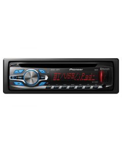 Pioneer DEH-6400BT CD Receiver with DOT Matrix LCD Display, Color, Customization, and Built in Bluetooth
