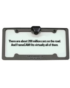 License Plate Frame Back Up Camera System