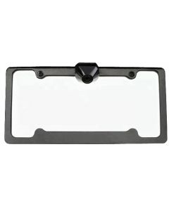 License Plate Frame Back Up Camera System - Black Finish