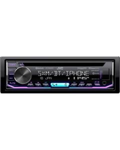 JVC KD-T900BTS Single DIN Bluetooth CD Receiver with USB and SiriusXM Ready