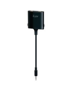 DISCONTINUED - iLuv i111 Splitter Adapter with Dual Volume Control
