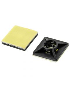 Install Bay CTM34 Adhesive Backed Cable Tie Mount 3/4 Inch x 3/4 Inch - 100 Pack
