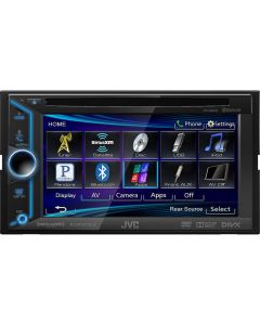 JVC KW-V20BT Bluetooth Enabled Color in-Dash 6.1 Inches WVGA Monitor Digital Media Receiver