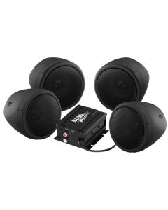 Boss Audio MCBK450 Black Motorcycle/ATV Sound System - Main