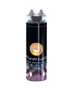 Discontinued - Planet Audio PC2.0B Black Finish Capacitor 2 Farad