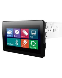 Power Acoustik PD‐930B 9.3" Single-DIN In-Dash Motorized LCD Touchscreen DVD Receiver with Bluetooth & Detachable Face for Vehicles