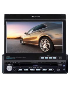DISCONTINUED - Planet Audio PI9780B In Dash Single DIN 7 Inch Motorized Flip Out Widescreen Touchscreen TFT LCD Monitor Built In Multimedia DVD Receiver & Bluetooth