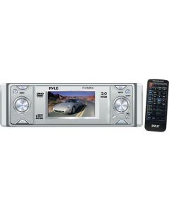 Pyle PLDMR3U In-Dash Marine CD/DVD Receiver With 3" Built-In Monitor