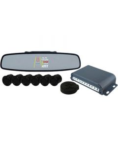 Pyle PLPSE6 Back Up Sensor System Reverse Parking 4 Ultrasonic Rear Sensors