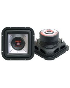 DISCONTINUED - Pyle PLSQ-10D 10 Inch Square Red Label Square Subwoofer 1200W Max