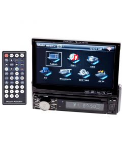 Power Acoustik PTID-8920B 7" Motorized Flip Up In Dash Car Stereo - Main