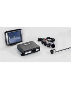 Steelmate PTSV402 Parking Assist Systems (PTS) with 4 Sensors, Wide Angle Low Light Camera and TFT Monitor Rear View Back Up Set