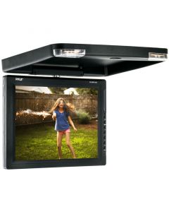 Pyle PLVWR1542 15 Inch Widescreen TFT Roof Mount LCD Flip Down Monitor - Main