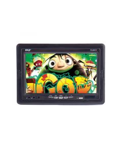 DISCONTINUED - Pyle PLHR77 7 Inch Universal Replacement Widescreen Headrest Video LCD Monitor with Shroud and Stand Mount