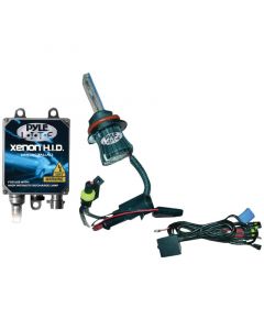 Pyle PLHIDH10K 8000K HID Xenon Driving Light System Kit Single Beam H10 Series Bulbs