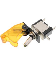 Quality Mobile Video 01004-Y Large Tip illuminated SPDT Toggle Switch with Protective cover - Yellow