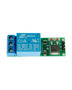 QMV TDR12V6 6 - 24 VDC SPDT Flip-Flop Latching Relay Module with Low pulse trigger