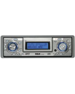 RCA RCM828 AM/FM/CD Flip-Down In-Dash With Portable MP3 USB Player Car Stereo