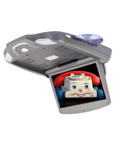 Discontinued - Savv LOH-2100DVD 12.1 Inch Overhead Ceiling Mount Motorized Flip Down LCD Monitor with Built In DVD Multimedia Player