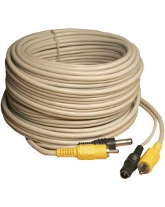 Security Labs SLA-24 Video/Power Coaxial Camera Cable with External Coupler, 50 ft