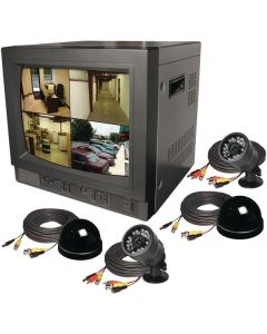 Security Labs SLM426C Color Quad Observation System with 4 Cameras