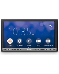 Sony XAV-AX150 Double DIN Digital Receiver with 6.95" Resistive Touchscreen Display with Apple Carplay and Android Auto