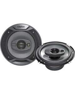 DISCONTINUED - Clarion SRQ1631R 6 1/2 Inch Multiaxial 3-Way SRQ Series Speakers (Pair - 280 Watts Peak Power)