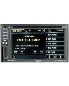 DISCONTINUED - Jensen VM9424 Double DIN In Dash 6.2 Inch Touchscreen LCD Monitor and Multimedia DVD Receiver with USB, SD Card and Built In Navigation System