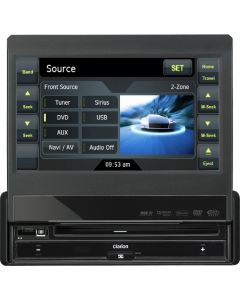 Clarion VZ509 7" Single Din Multimedia Station with Touch screen and DVD