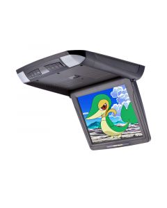 DISCONTINUED - Power Acoustik PT-120CM 11.2 inch Universal Overhead Flip Down Roof Mount Ceiling Monitor