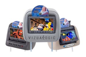 OEM Matching DVD Headrests