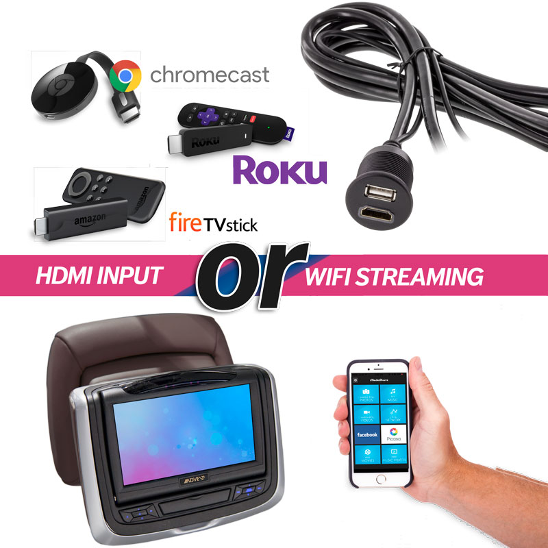 Optional Single HDMI input or WiFi Streaming