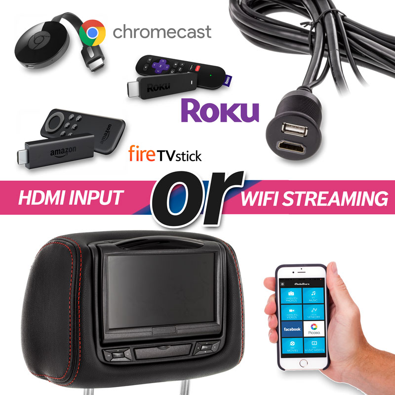 Optional Single HDMI input or WiFi Streaming
