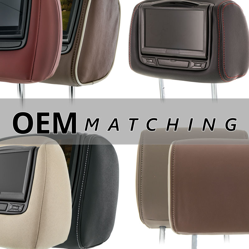 Factory matching upholstery with matching stitching