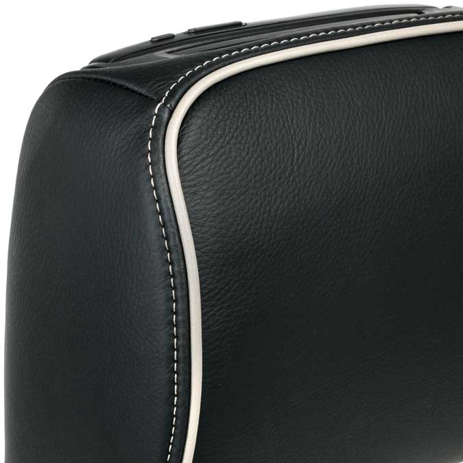 Factory matching upholstery with matching stitching